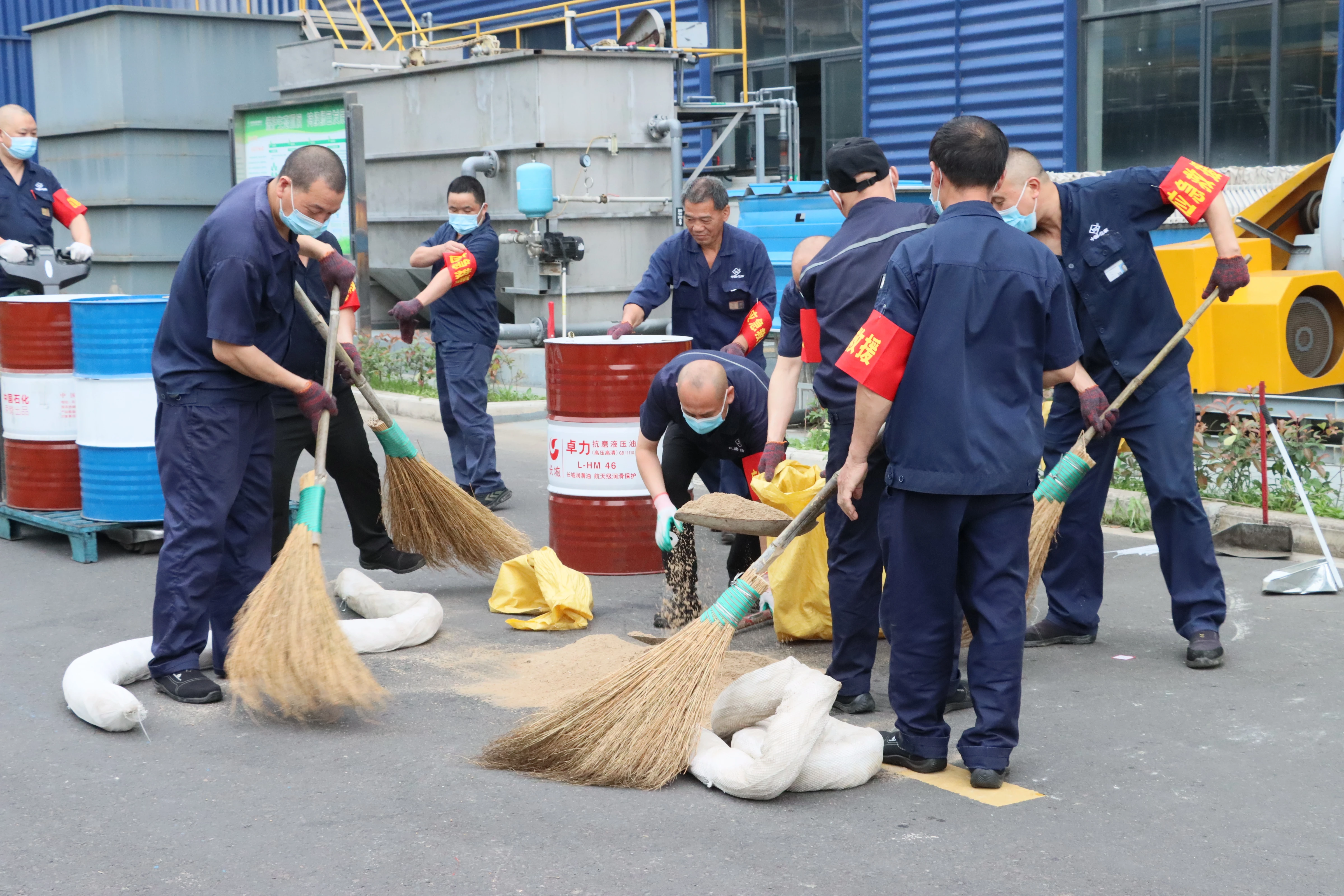 油品泄漏实战演练